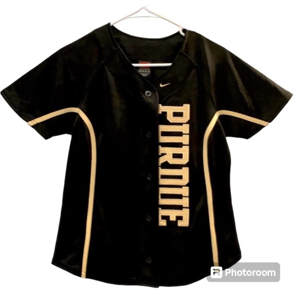 EUC Vintage Nike Purdue Softball Jersey • Size Medium (8-10)
